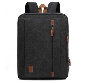 17.3 Inches Laptop Messenger Bag Shoulder Bag Canvas Backpack Oxford Cloth Multi-Functional Briefcase for Laptop