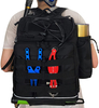  Outdoor Large Fishing Tackle Storage Gear Bag - Water-Resistant Fishing Backpack with Rod Holder Shoulder Backpack