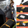Lightweight 360° Fully Padded 900D Oxford Water-Resistant Ski Bag Large Capacity Single Ski Carry Bag for Ski Gear