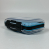 Two-Sided Waterproof Lightweight Easy Grip Transparent Lid Foam Insert Jig Box Fly Fishing Lure Box