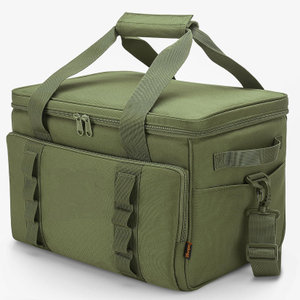 32L 48 Can Insulated Leakproof Soft Shoulder Cooler Large Collapsible Portable Travel Fishing Cooler Bags