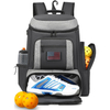 2024 New Design Lightweight Oxford SBS Zippers Sports Bag Pickleball Bag Pickleball Backpack with a Fence Hook