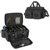 Custom 5 Handguns Shooting Duffle Range Bag Pistol Bag with 9X Magazine Slots Tactical Bag