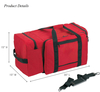 Custom 1000D Polyester Firefighter Turnout Gear Bag with Shoulder Strap Helmet Pocket for SCBA Mask