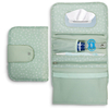 Stylish Travel Diaper Bag with Waterproof Nappy Mat and Multi Pockets Changing Clutch Bag