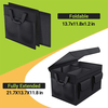 Newly Portable Grocery Cargo Container with Lid for Car Collapsible Auto Car Trunk Organizer Storage Bag