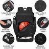 Manufacture Wholesale Sports Basketball Bag Training Outdoor Basketball Backpack With Shoes Compartment
