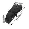 11L PU Tear Resistant Travel Bike Storage Pack Bike Tool Bag Cycling Saddle Bag Bike Under Seat Pouch with Reflective Strips