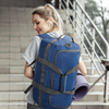 2025 Hot Selling Large Water Resistant Outdoor Sports Bag Travel Weekender Bag Gym Backpack with Shoe Compartment 