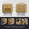 2022 Reusable Military Cooler Bag with Water Bottle Holder & PEVA Lining Adult Tactical Molle Lunch Box