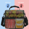 Leak Proof Double Layer Insulated Adult Meal Prep Cooler Tote Bag Camouflage Military Lunch Bag