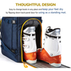 2021 Amazon Hot Selling 50L 600D Heavy Duty Waterproof Ski Boot Outdoor Travel Backpack