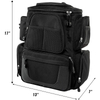Custom Tackle Backpack with 4 Trays Large Waterproof Tackle Bag Storage with Protective Rain Cover And 4 Tackle Box