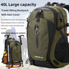Lightweight Waterproof Camping Mountaineering Travel Backpack 40L Large Trekking Hiking Backpack