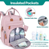 Newly Multi-function Diaper Bag Travel Bag with Detachable Pacifier Case Baby Nappy Backpack