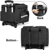 Custom Rolling Medical Gear Luggage Bag with Detachable Trolley and Removable Dividers Nurse Rolling Bag