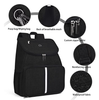 Dog Travel Bag Airline Approved Pet Supplies Backpack,Dog Travel Backpack with 2 Silicone Collapsible Bowls and 2 Food Baskets