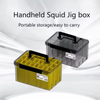 New OEM Plastic Fishing Storage Boxes Squid Jig Hard Bait Container Sea Egi Box Plastic Organizer Lure Tool Storage Case