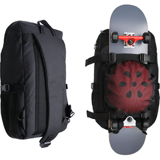 Unisex Laptop Backpack with Basketball Holder for College Business Travel Electric Skateboard Backpack