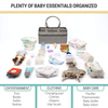 Factory Custom Foldable Baby Storage Nursery Organizer Easy to Clean Polyester Baby Diaper Caddy Organizer