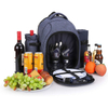 Outdoor Camping Cooler Bag for 2 Person with Cooler Compartment and Detachable Wine Holder Picnic Backpack