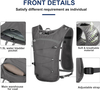 2025 Hot Sale Lightweight Hydro Water Backpack Running Vest Pack Hydration Vest for Hiking Running Cycling