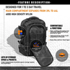 New Design Hiking backpack Tactical Hiking Bag Hunting backpack for camping hiking 