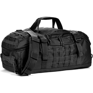 Custom Logo Waterproof 3 In 1 Tactical 45L Tactical Backpack Travel Sport Gym Fitness Duffle Bag with Nylon MOLLE webbing
