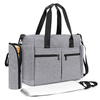 Water Resistant Messenger Nappy Bag with Changing Pad and Stroller Straps Large Baby Travel Diaper Bag Organizer
