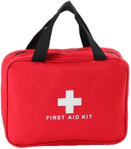 FIrst Aid Bag First Aid Kit Empty Medical Storage Bag Red Trauma Bag for Emergency First Aid Kits Car Workshop Cycling Outdoors