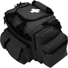 Durable EMT Deluxe Trauma Bag First Aid Responder EMS Emergency Medical Trauma Bag Deluxe (Black)