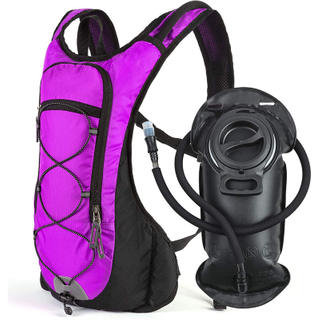 New Design Lightweight Cycling Hiking Backpack Pack with 2L BPA Free Water Bladder Insulated Water Backpack