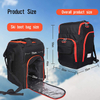 Professional Waterproof Travel Skiing Equipment Accessories Backpack Padded Snowboard Ski Boot Backpack