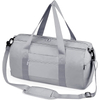 Water Resistant Duffle Bag with Shoe and Wet Cloth Compartment Lightweight Carryon Overnight Weekender Gym Bag