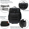  Outdoor Large Fishing Tackle Storage Gear Bag - Water-Resistant Fishing Backpack with Rod Holder Shoulder Backpack