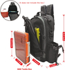 Fishing Tackle Backpack Sling Bag with Rod Holder Tackle Box Backpack Fly Fishing Sling Pack 