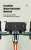 Waterproof Travel Outdoor Cycling Bicycle Front Frame Handlebar Bike Bag