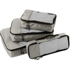 Custom 4 Piece Travel Luggage & Suitcase Organizer Bags Set Compression Packing Cube Bags 
