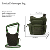 Customized Military Gear Messenger Bag for Trekking Hiking Fishing Molle Tactical Sling Chest Bag Pack
