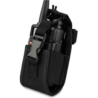 2021 Versatile Tactical Nylon Radio Holder Case for GPS Phone Two Way Radio Holster Pouch Carry Bag