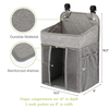 Portable Diaper Stacker for Crib Playard Baby Essentials Storage Organizer Hanging Diaper Caddy Bag 