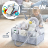 Foldable Baby Changing Caddy Organizer for Boy and Girl Gift Bag Felt Nursery Bin Car Storage Organizer 