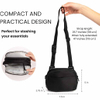 Portable Anti-Theft Magnetic Crossbody Gym Bag Travel Fanny Pack Belt Bag with Magnetic Attachment 