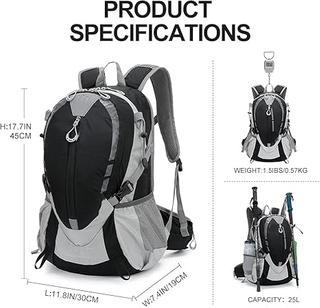 Custom Logo High Quality Premium Hiking Bag Outdoor Travel Hiking Backpack with Water Bladder