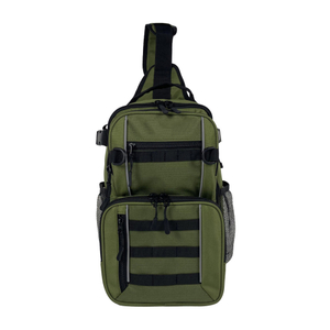 OEM ODM Factory Water Resistant Multi-functional Crossbody Sling Fishing Bag Fishing Tackle Bag with Molle System