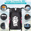 Custom 40L Waterproof Packable Hiking Backpack Outdoor Camping Trekking Hiking Bag for Men Women