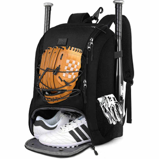 Wholesale Custom High Quality Baseball Catcher Bag Baseball Gear Backpack Large Bat Bag with Fence Hook