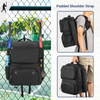 Custom Sports Backpack Outdoor Training Softball Bag Baseball Bat Bag Baseball Backpack with Shoes Compartment