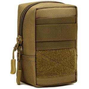 Waterproof Tactical MOLLE Phone Pouch Hiking Cycling Bag Mini First Aid Kit Bag Durable Belt Waist Pack