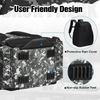 2022 New Product Large Capacity Fishing Tackle Box with Rod Holder Fishing Backpack